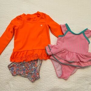 Girls 12 Months Swimsuit Set